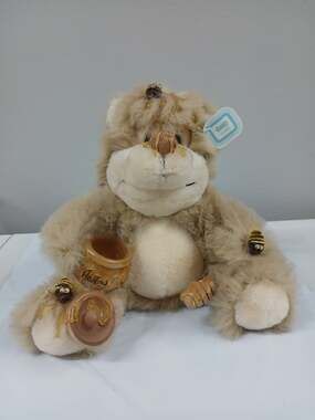 vintage 1990 Laura Orzek plush honey bear